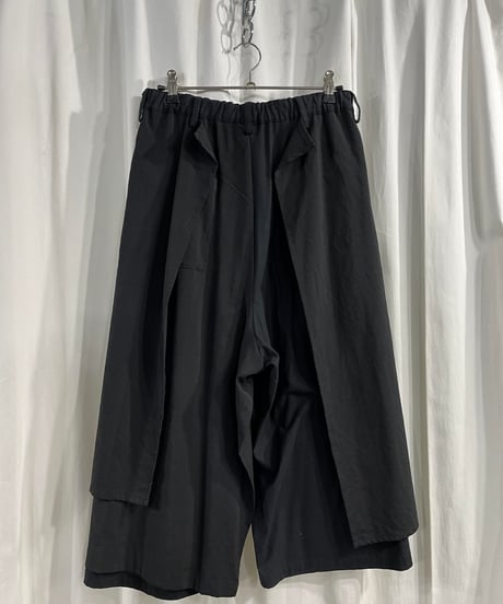 2014AW yohji yamamoto +NOIR 綿 ガウチョパンツ（NF-P38-816）
