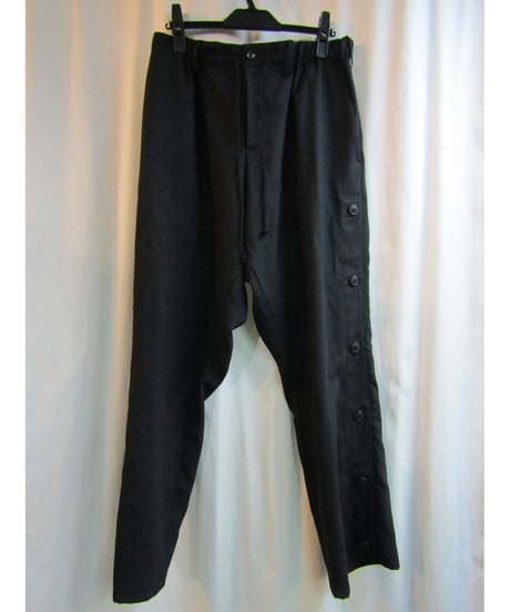 19ss B yohji yamamoto +noir ボタンデザインパンツ NH-P52-101