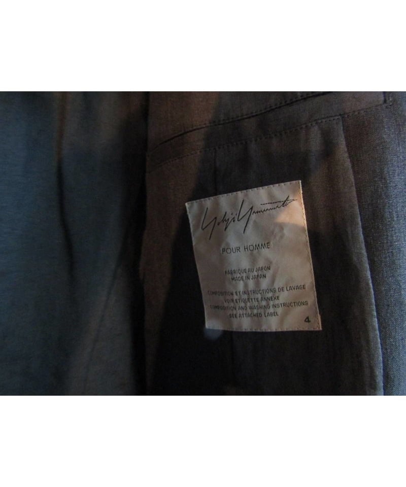 【希少】Yohji Yamamoto Pour Homme 2005SS 美品 未使用 05ss yohji yamamoto pour homme 多釦デザインロング