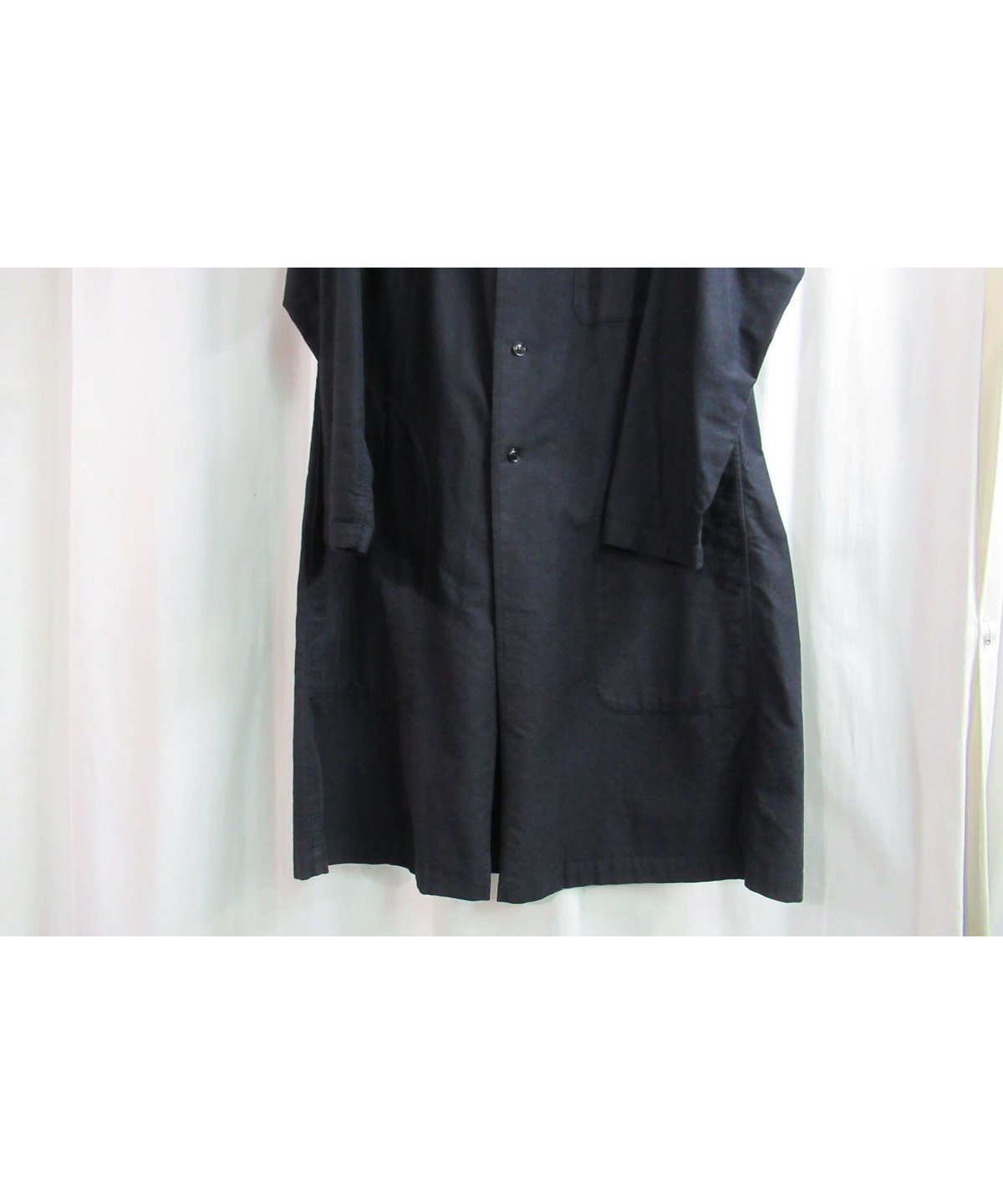 17ss yohji yamamoto pour homme スタンドカラーロングブラウス H 17ss yohji yamamoto pour homme スタンドカラーロングブラウス H