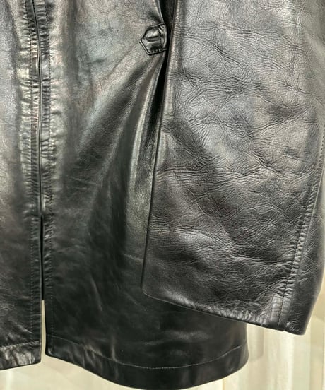 1998AW yohji yamamoto pour homme vintage レザージップアップジャケット（HY-J07-735）