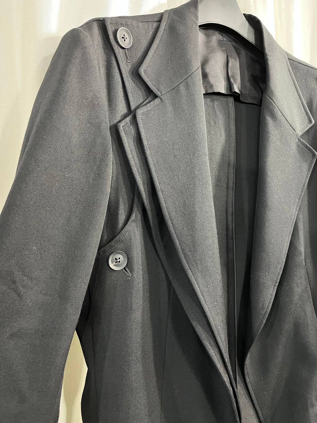 2021SS yohji yamamoto pour homme デザインショートジャケット( 2021SS yohji yamamoto pour homme デザインショートジャケット(