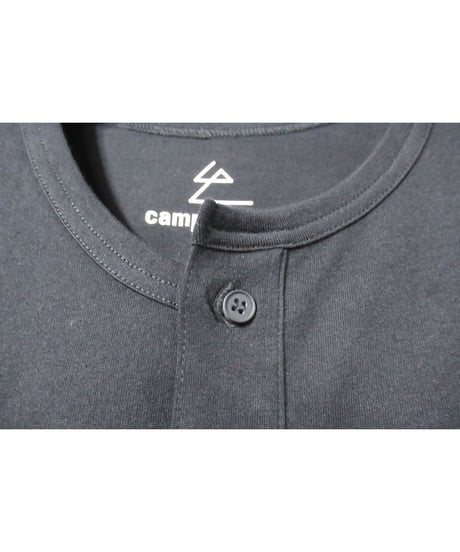 camphor tree 変形ヘンリーネックデザイン カットソー