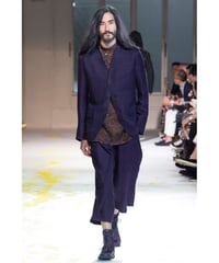 15ss yohji yamamoto pour homme 紫 ラップパンツセットアップ HU-J07-012