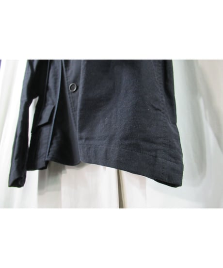 16ss yohji yamamoto pour homme コットン 縦ラインデザインジャケット（HO-J12-011）