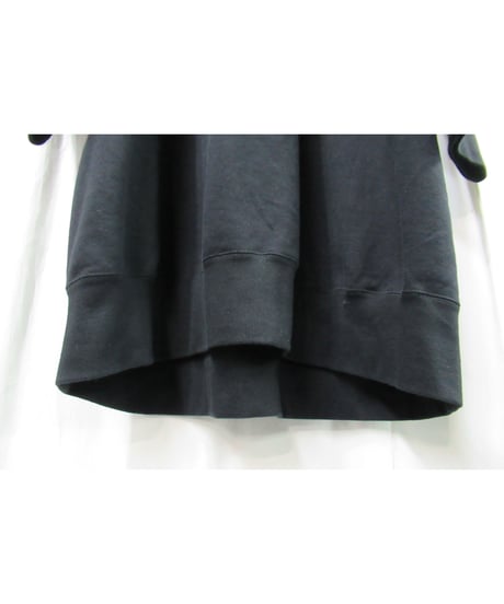 SAMPLE B yohji yamamoto +noir ファスナー スリーブデザイン フーテッドロングカットソー（NV-T65-077）