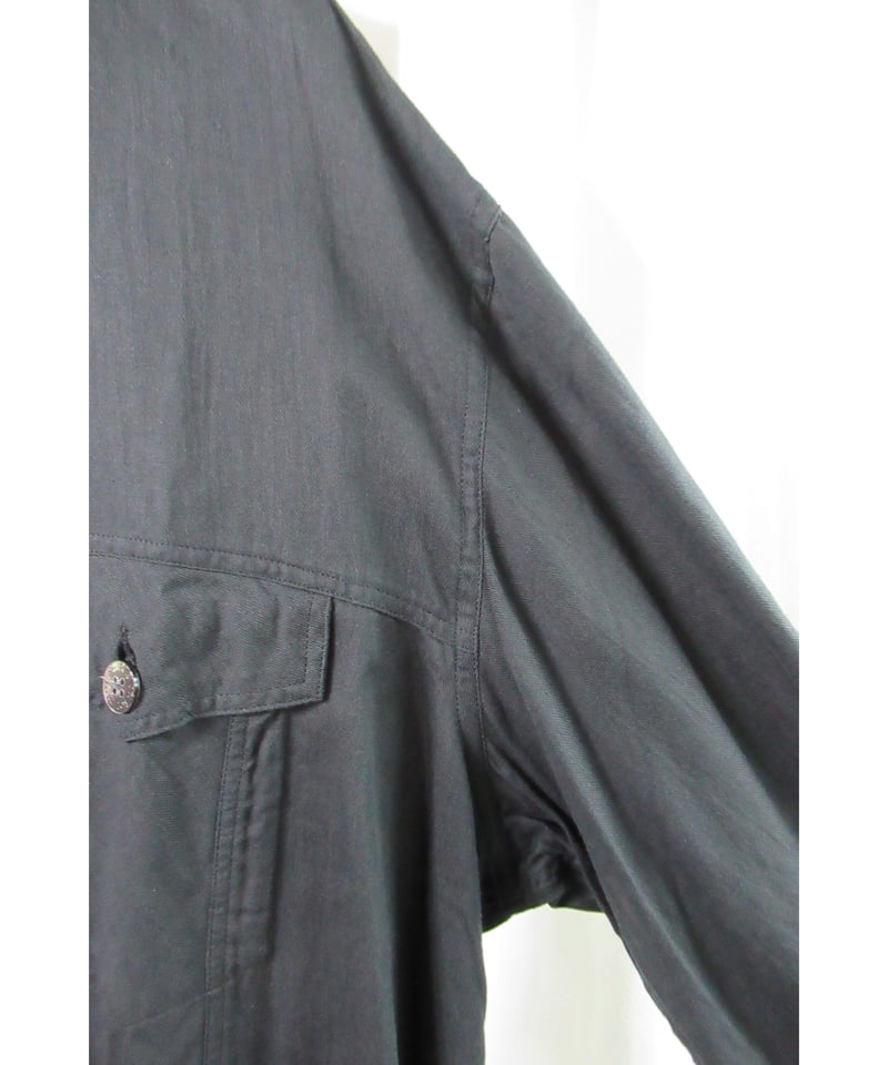 Y's for men 長袖　ロングシャツ Y's for men】ヨウジヤマモト バンドカラー ロングシャツ