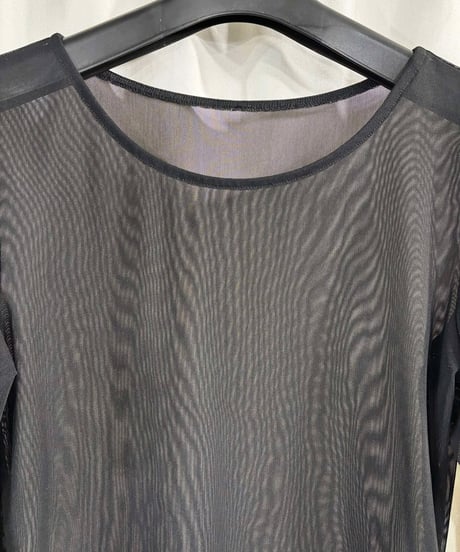 2007SS yohji yamamoto +NOIR シースルーカットソー（NY-T41-600）