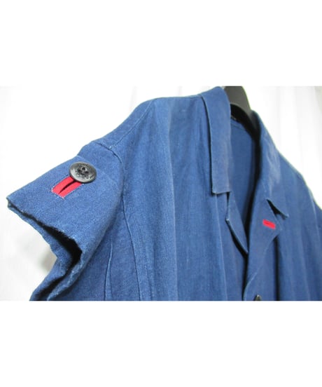 17ss yohji yamamoto pour homme スリーブデザイン 麻 ロングドレス（HD-D17-307）
