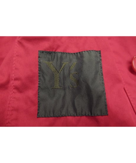 Y’s for men yohji yamamoto 赤 コットン ミリタリーブルゾン（MM-Y03-006）
