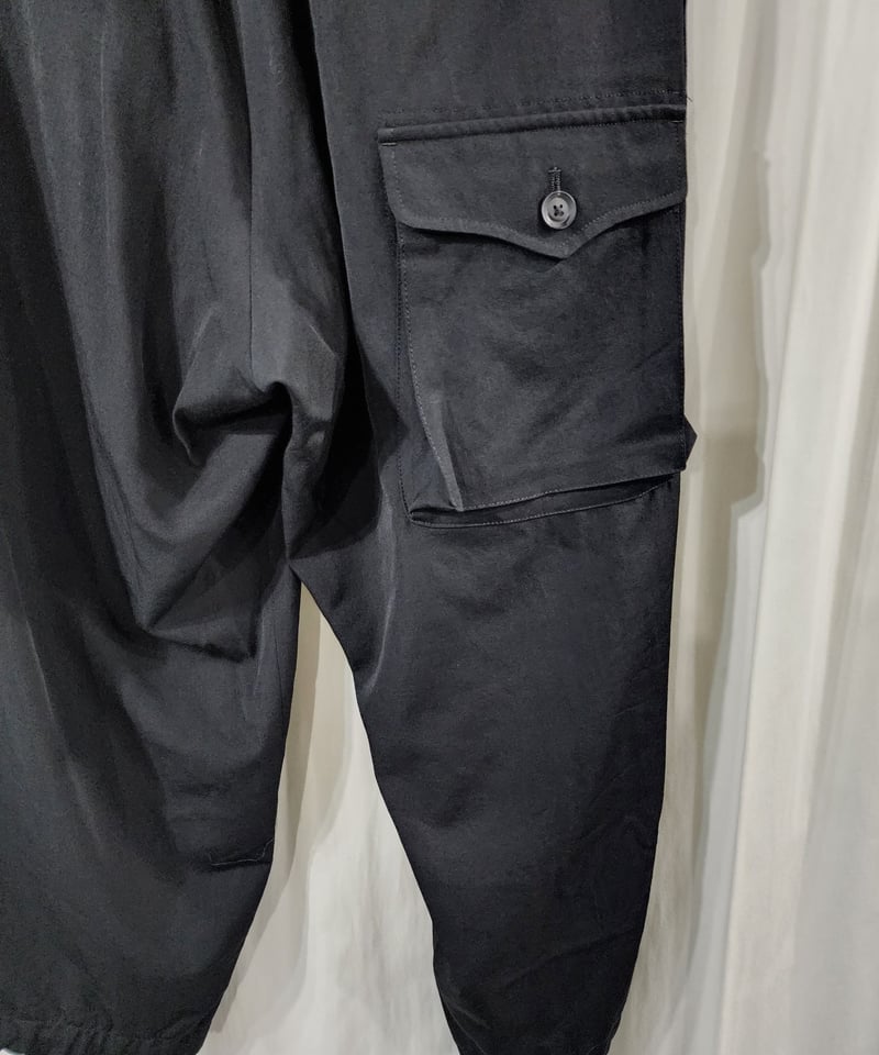19aw yohji yamamoto pour homme 黒デザインミリタリーパンツ (H 19aw yohji yamamoto pour homme 黒デザインミリタリーパンツ (H
