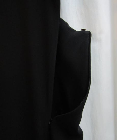 yohji yamamoto +noir アシメトリーデザインワンピース NN-D03-412