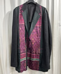 2021ss yohji yamamoto pour homme　2釦　エスニックジャケット（HD-J49-819）