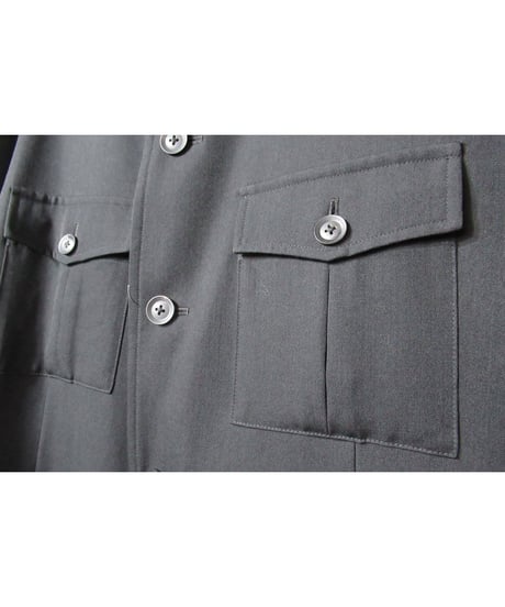 2019aw yohji yamamoto pour homme ファスナーデザイン アシメトリーロングジャケット（HC-J16-100）