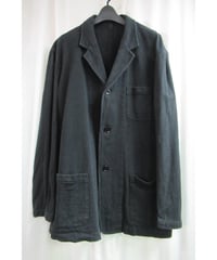 01ss yohji yamamoto pour homme 黒 ミリタリー シンプルブルゾン HX-Y64-067