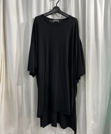 2020SS yohji yamamoto pour homme スリットロング半袖Tシャツ（HN-T66-880）