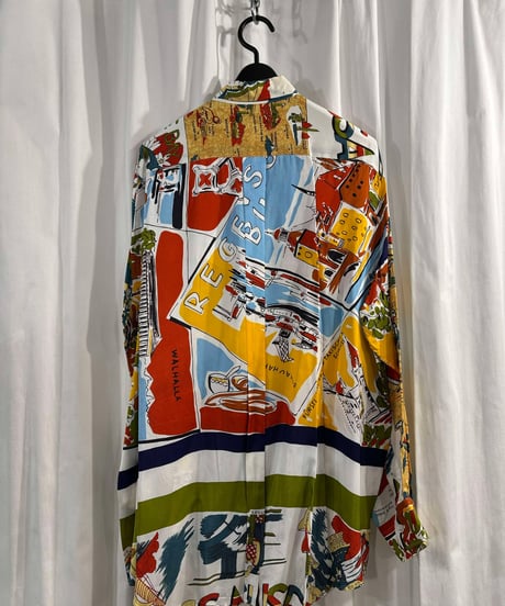 1990 COMME des GARCONS HOMME PLUS レ－ヨンブラウス（PB110150）