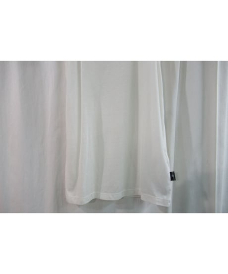 新品 19ss B yohji yamamoto +noir 白 ショルダーデザインノースリーブカットソー NH-T51-270