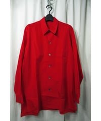 Y's for men yohji yamamoto レッド シンプルブラウス（MB-B23-001）