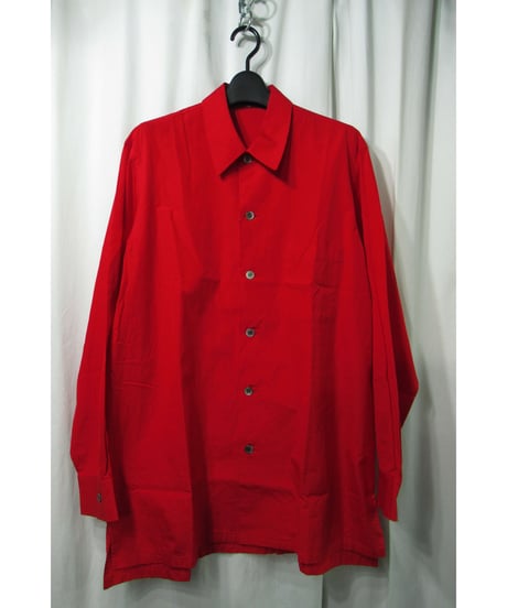 Y's for men yohji yamamoto レッド シンプルブラウス（MB-B23-001）