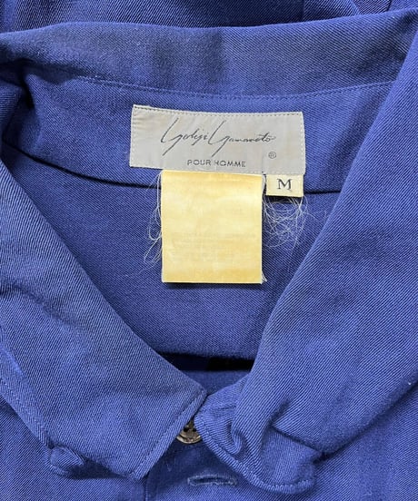 1990's yohji yamamoto pour homme ギョウザ襟ブラウス（H-B-040xxx）