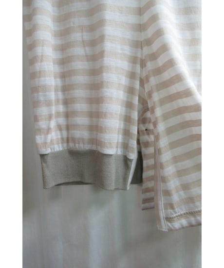 08ss 新品 yohji yamamoto femme ボーダー アシメトリーデザインカットソー FM-T31-951