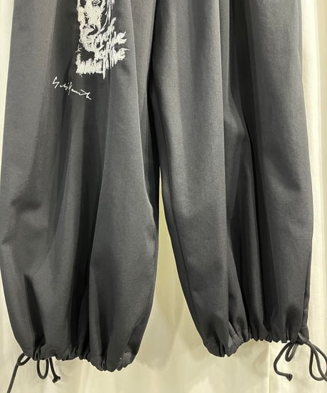 2020SS yohji yamamoto pour homme ヨウジ刺繍バルーンパンツ（HN-P90-102）