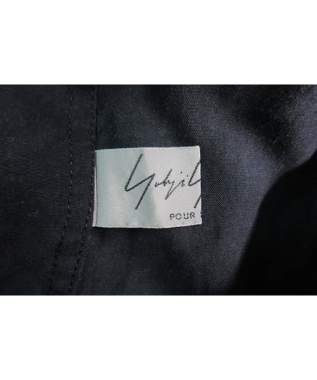 SAMPLE yohji yamamoto pour homme 開襟シンプルブラウス BT-B08-203