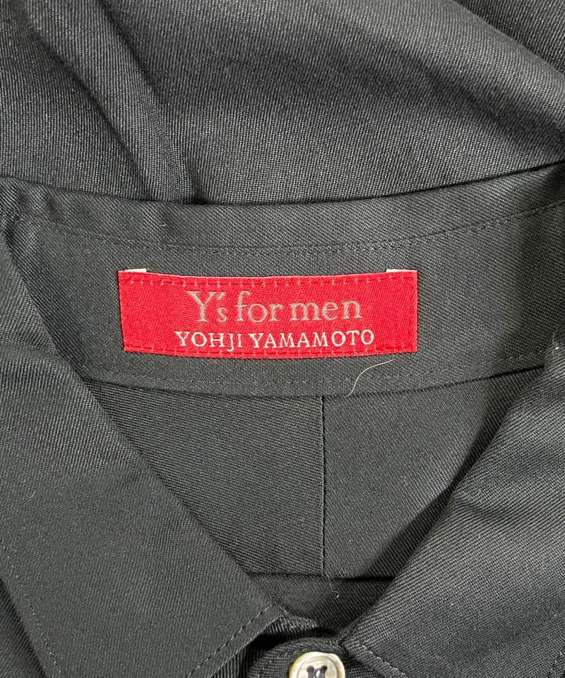 Y,s for men YOHJI YAMAMOTO赤タグ 長袖シャツ ブラウン Y,s for men YOHJI YAMAMOTO赤タグ 長袖シャツ ブラウン Y,s for men