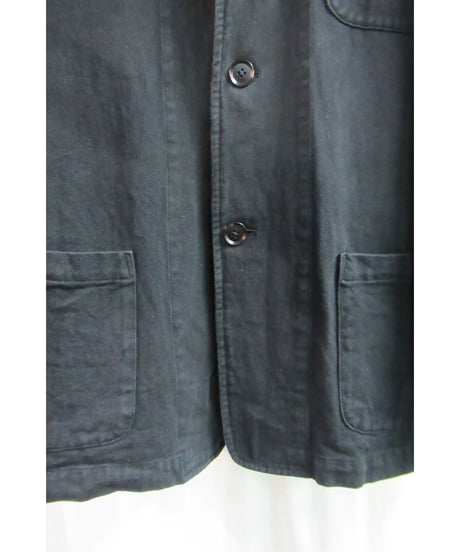 01ss yohji yamamoto pour homme 黒 ミリタリー シンプルブルゾン HX-Y64-067