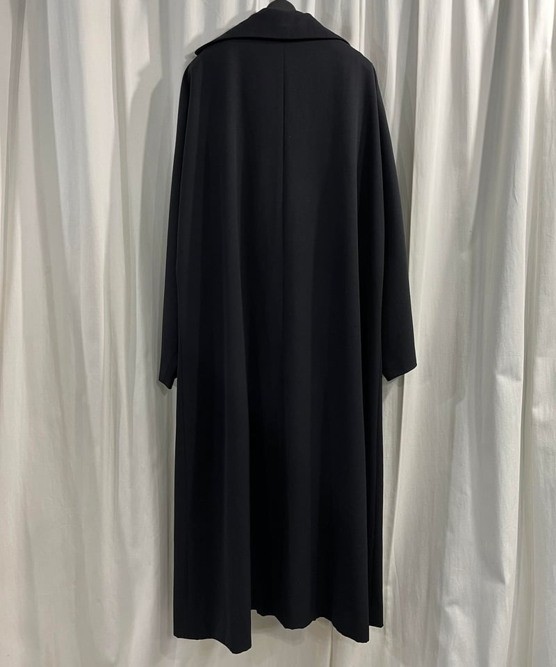 80's Yohji Yamamoto femme ウールフラノロングコート 1980's yohji yamamoto femme vintage ロングコート（F-C-