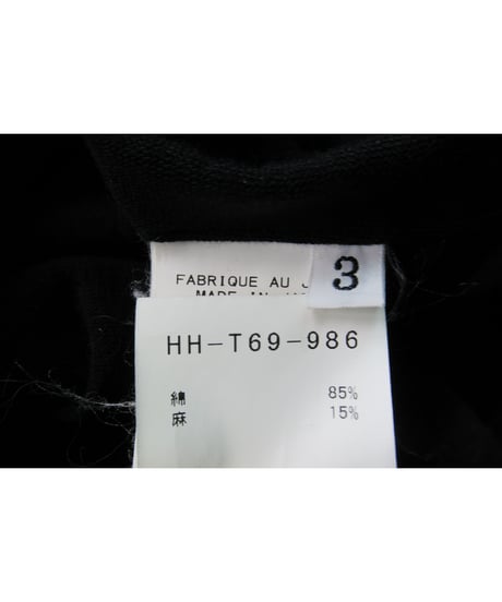 19ss yohji yamamoto pour homme マントデザイン 変形ロングカーディガン（HH-T69-986）