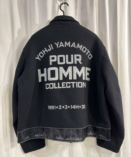 1991AW yohji yamamoto pour homme 6.1 THE MEN collection  スタッフ ブルゾン（H-Y-131xxx）