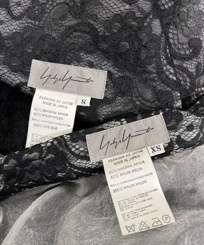 1999SS yohji yamamoto femme vintage ソーレースドレスセット 1999SS yohji yamamoto femme vintage ソーレースドレスセット