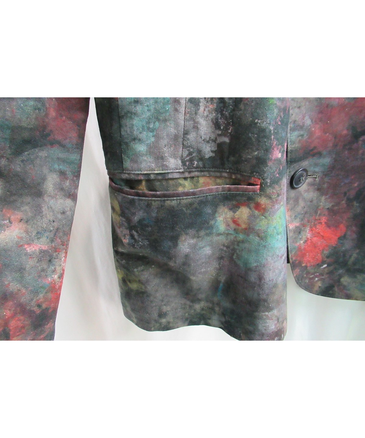 18ss yohji yamamoto pour homme ペイントデザインジャケット HW