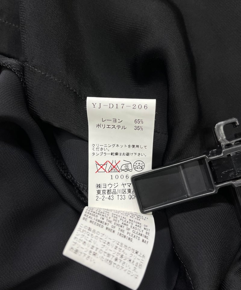 Y's yohji yamamoto デザインノースリーブワンピース（YJ-D17-206）