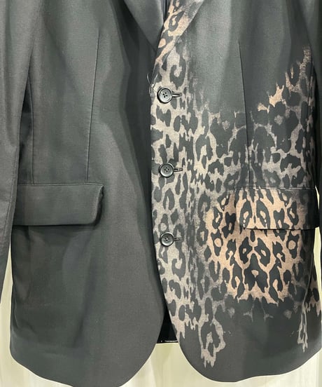2022AW yohji yamamoto pour homme ヒョウ柄ジャケット（HE-J52-037）