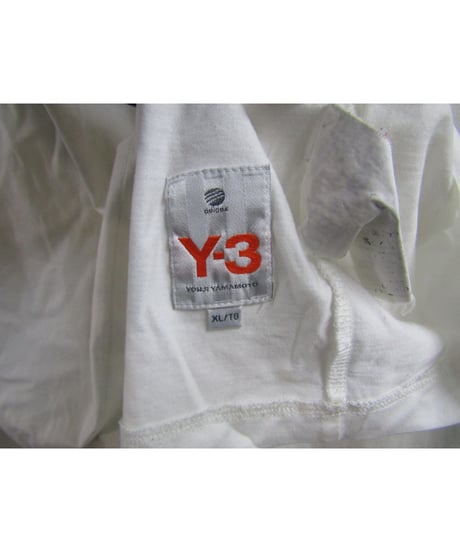 Y-３yohji yamamoto 襟デザインプリントカットソー 3C-5