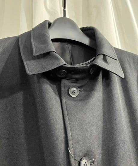 2022AW yohji yamamoto pour homme 2重襟デザインロングジャケット（HE-J57-100）