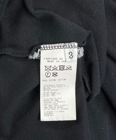 2020SS yohji yamamoto pour homme 半袖Tシャツ（HN-T84-886）