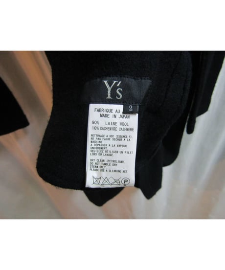 Y's yohji yamamoto アシメトリーデザインロングニット YP-T04-163