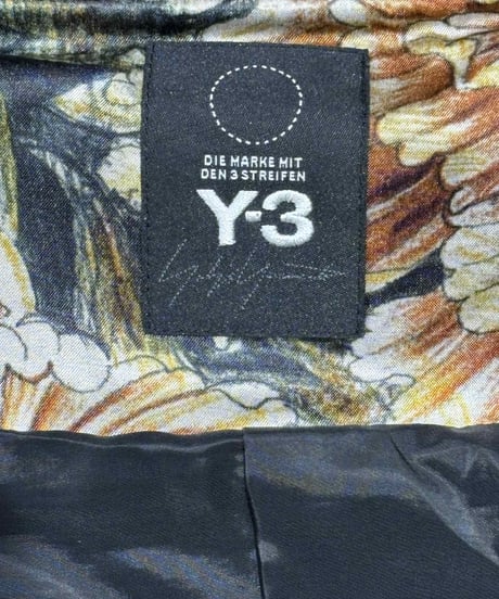 Y-3 yohji yamamoto 花柄デザインブルゾン（3-Y-207xxx）