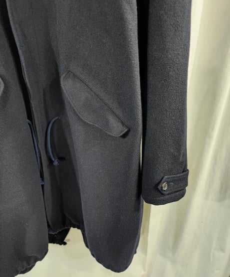 1980's yohji yamamoto pour homme 丸文字 紺 モッズコート  （Y-C2）