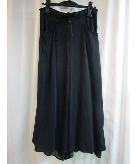yohji yamamoto +noir レイヤードデザインサルエルワイドパンツ ND-P28-801