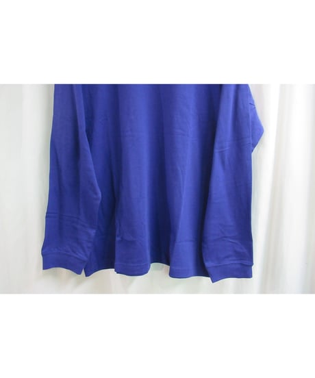 camphor tree 紺  袖リブデザインカットソー S size