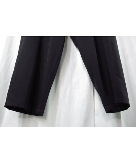 17aw yohji yamamoto pour homme デザインテーパードパンツ（HK-P42-100）