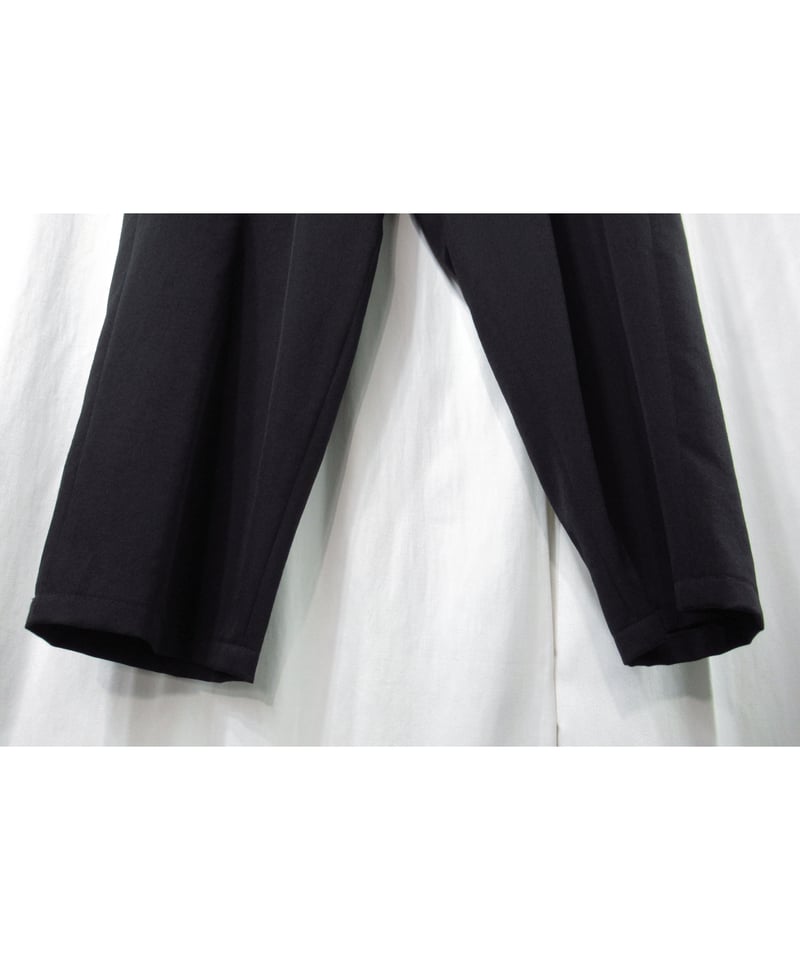 17aw yohji yamamoto pour homme デザインテーパードパンツ（HK-