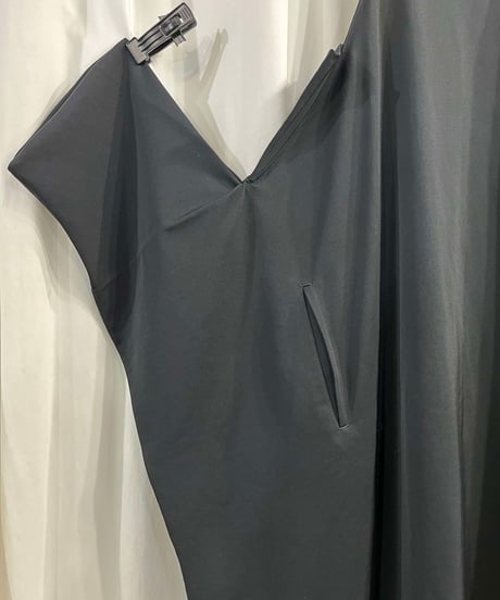 Y's yohji yamamoto ノ－スリーブ デザインワンピース（YE-D09-100）