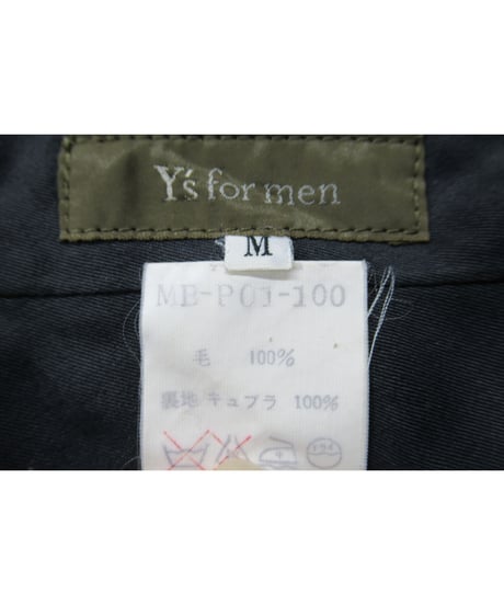 90’s Y’s for men yohji yamamoto vintage 2タック シンプルテーパードパンツ（MB-P01-100）