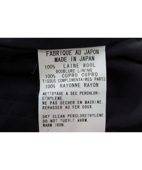 Y's yohji yamamoto ラペル切替え 燕尾デザインロングジャケット（YZ-J21-107）